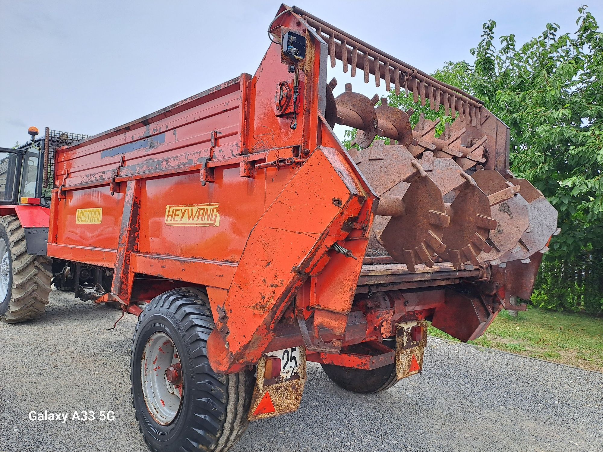 Rozrzutnik obornika HEYWANG 7 TON /leboulch/joskin/jeantil/warfarma
