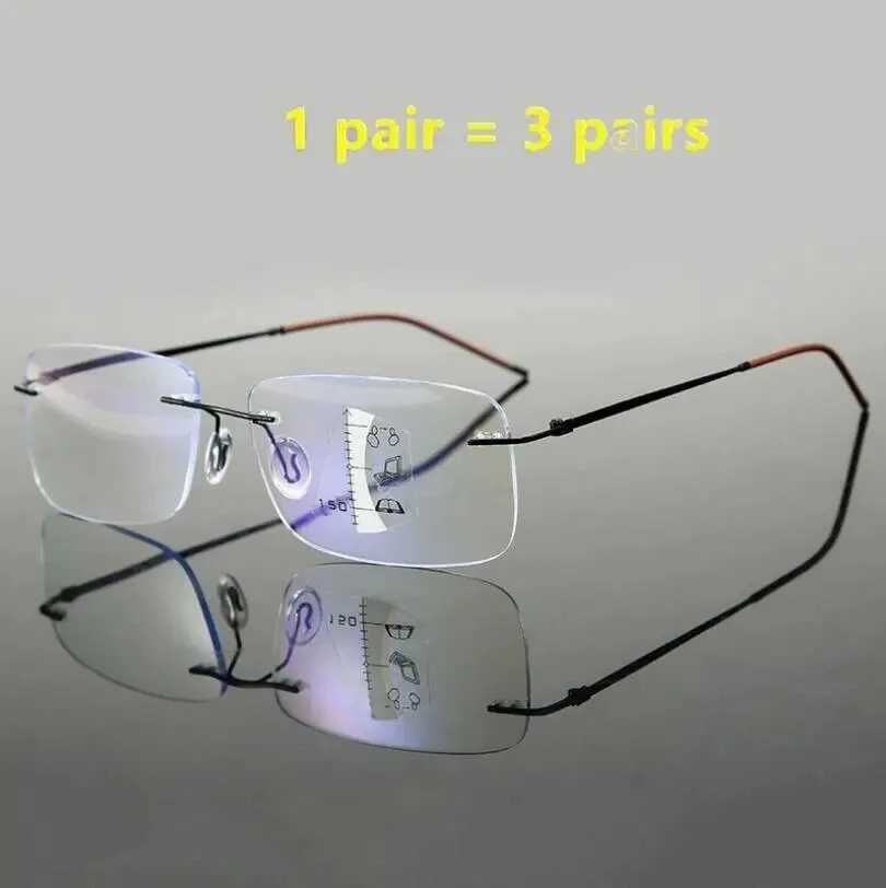Regulowane wieloogniskowe okulary od 0,5 do 2,75.
