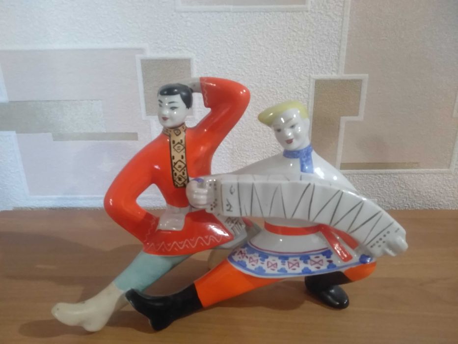 Статуэтка. Первый выпуск. Футбол. Лев Яшин. Майсенский/Мейсен фарфор