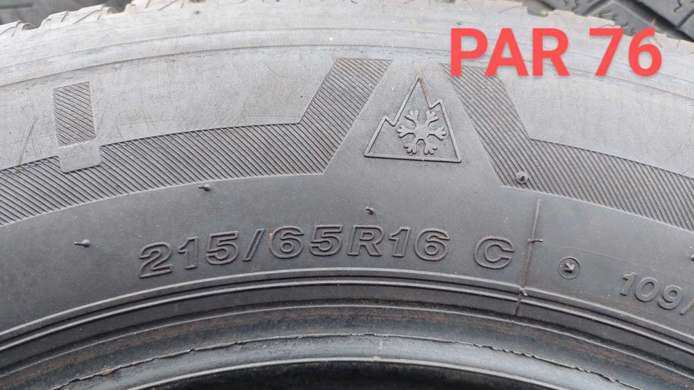 Opony zimowe 2szt. Bridgestone Blizzak 215/65/16 C par 76