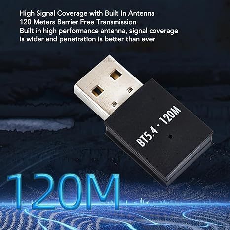 adapter usb bluetooth bt5.4 dongle z podwójnym trybem