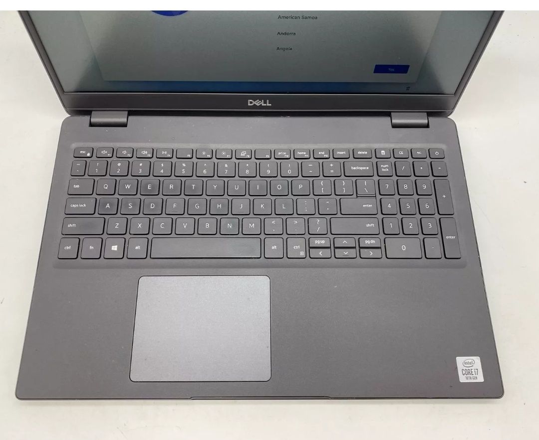 ноутбук Dell Latitude 3510 intel i7-10510U 8Gb/ 256 SSD стан нового
In
