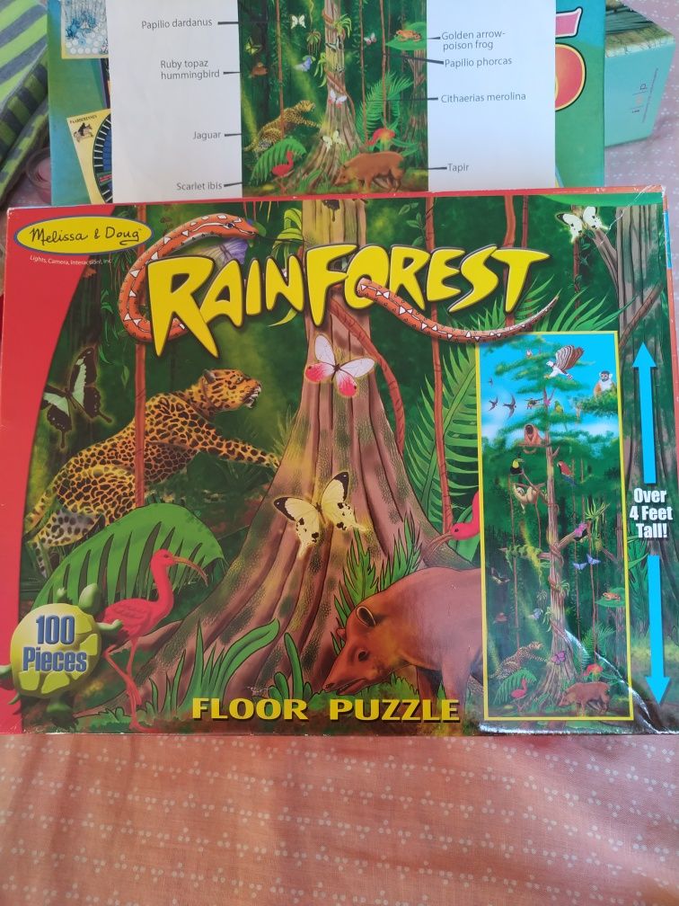 Puzzle rainforest 100sztuk