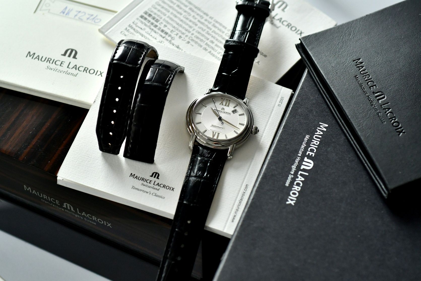 Zegarek MAURICE LACROIX Masterpice MP 6158 - Automatyczny - Stal 40mm
