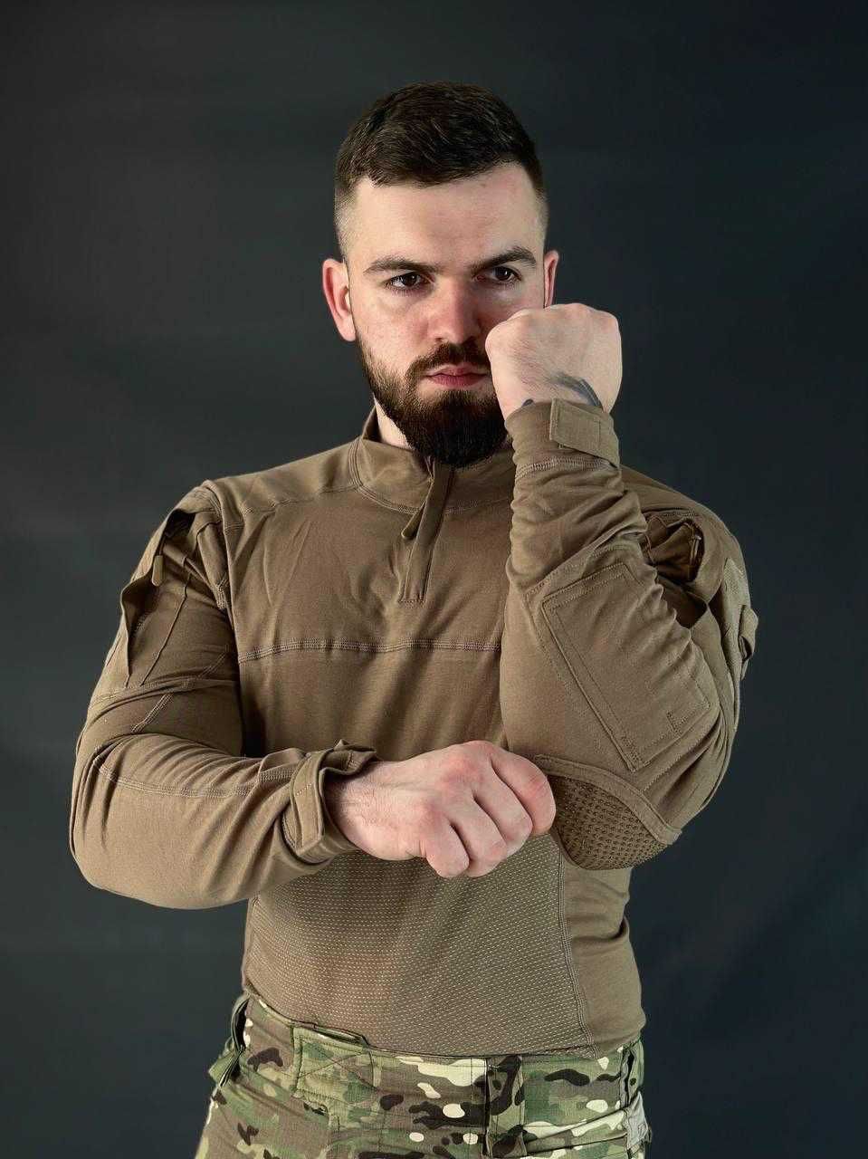 Тактическая боевая рубашка ESDY койот военный убакс армейский для ВСУ