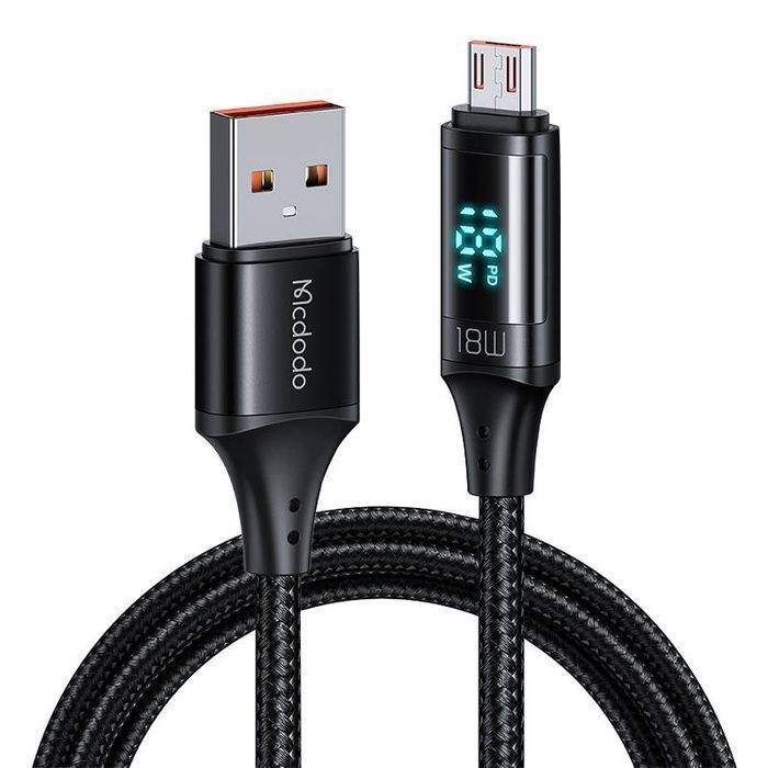 Kabel Usb Do Micro Usb Mcdodo Ca-1070, 3A, 1.2M (Czarny)