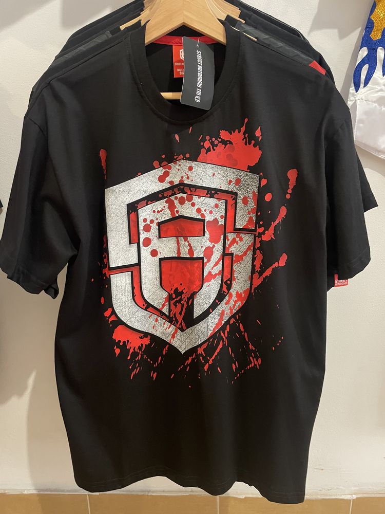Street autonomy czarna koszulka tshirt męski