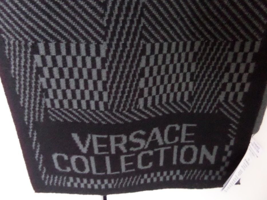 SZALIK GIANNI VERSACE Chusta Nowa Kolekcja 100% oryginał Italy Siwy !