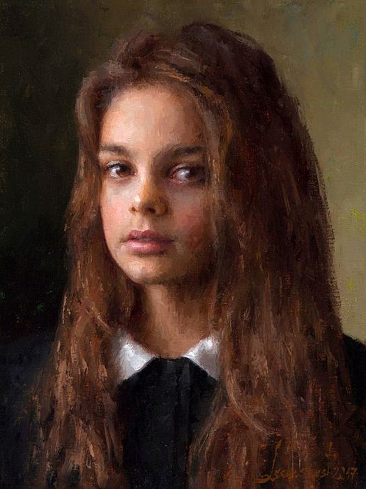 Портрет маслом на замовлення. Напрямок: Реалізм. Документ на картину.