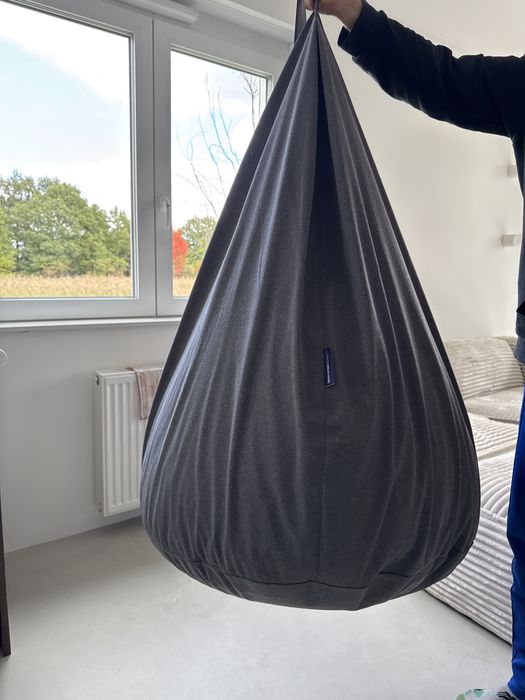 Pufa Bean Bag, duża, ciemnoszara
