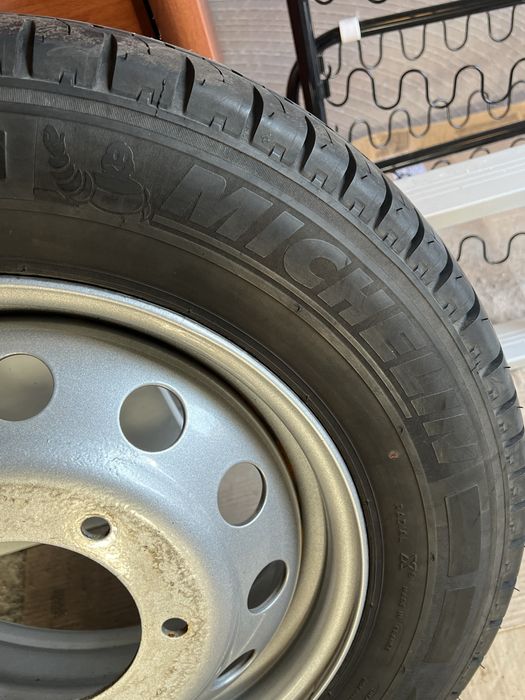 Michelin Agilis 195/75 R16C + felgi – komplet 6 kół, stan bardzo dobry