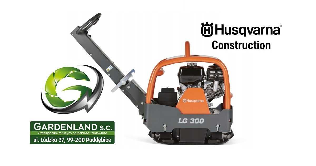 Husqvarna LG 300, Honda 8 KM, 60 cm, 270 kg. Zagęszczanie gruntu