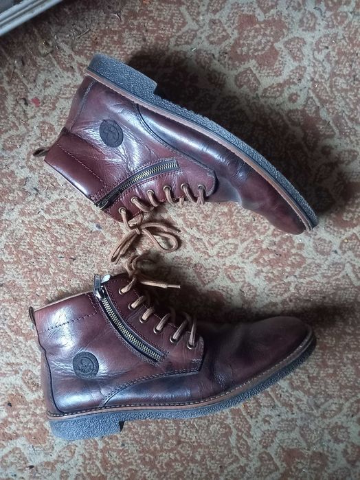 Ботінки зимові шкіряні  Rieker розмір 44