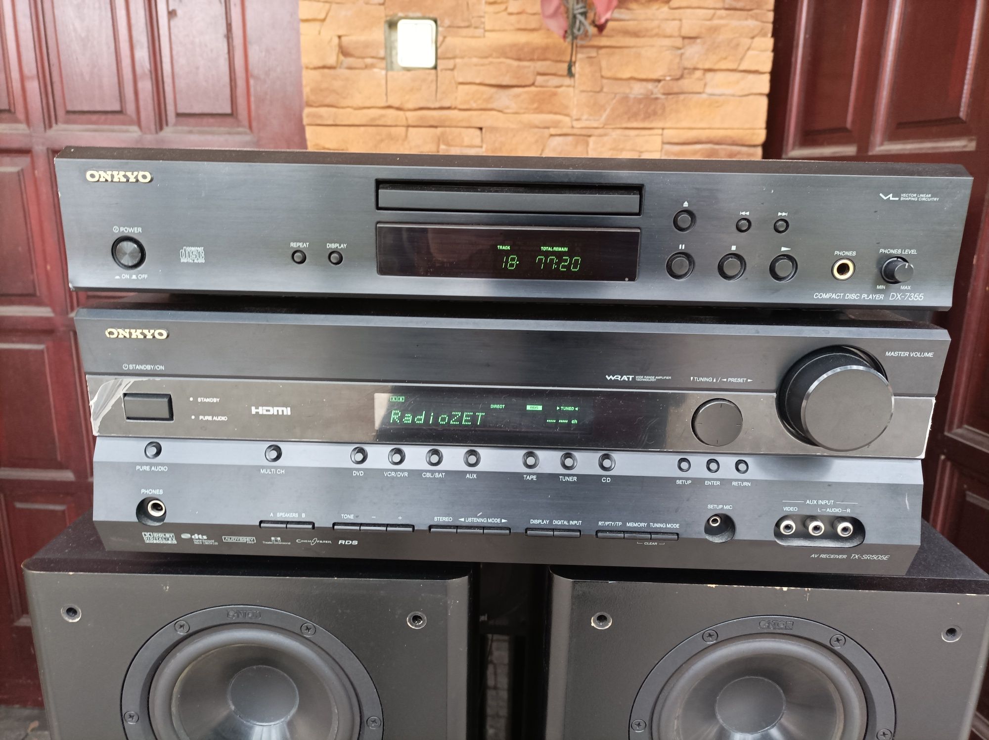 Amplituner/kino Onkyo TX-SR505E.Super stan! Tanio!