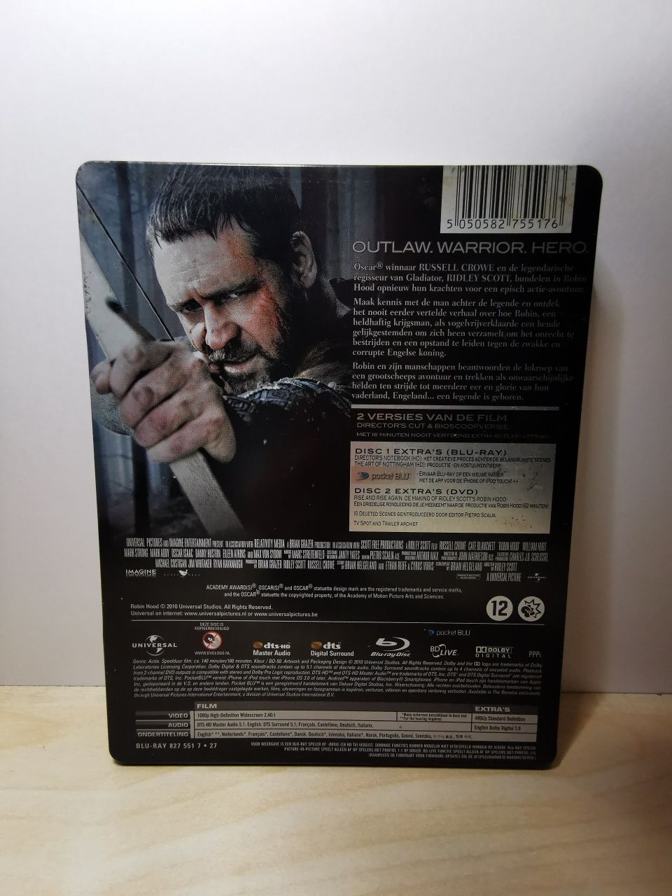 Steelbook Blu ray robin hood