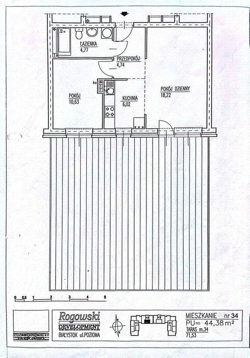 2-pokojowe mieszkanie z ogródkiem | BEZPOŚREDNIO | 44,06 m2