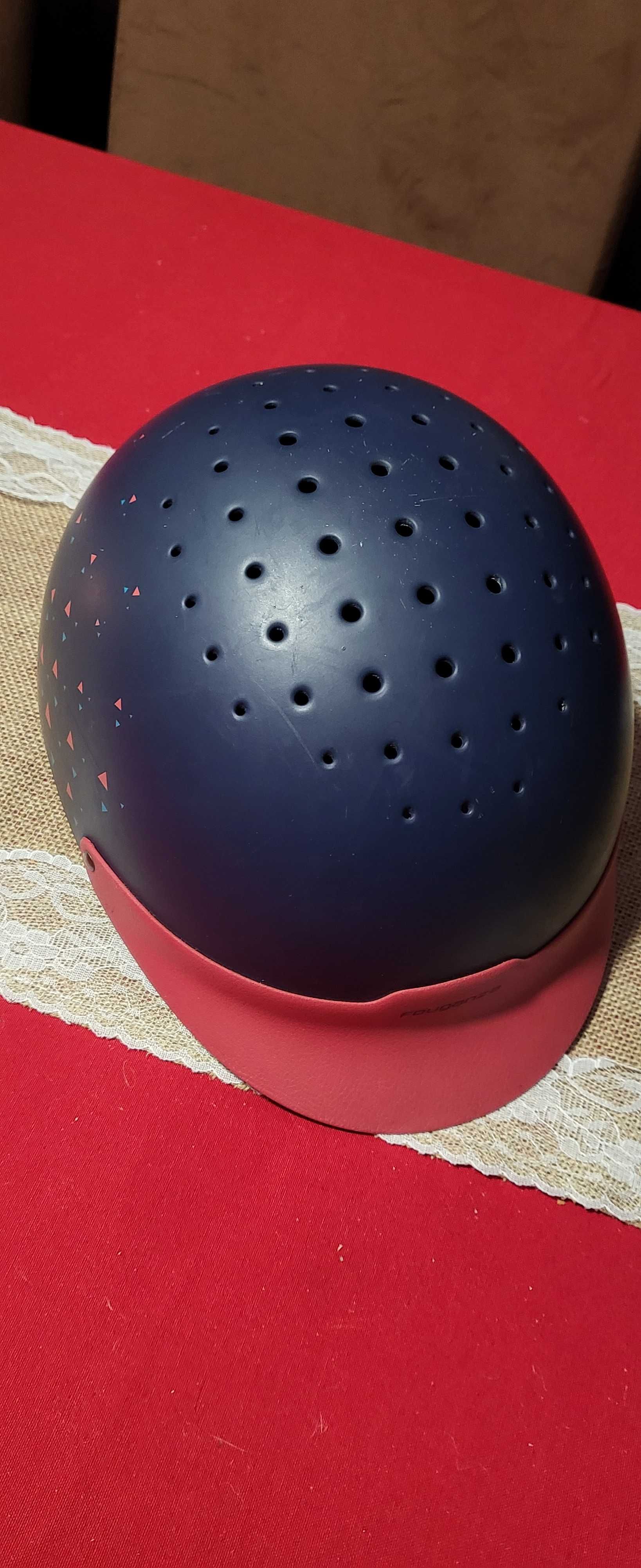 Kask jeździecki rozmiar regulowanu 55-58 cm