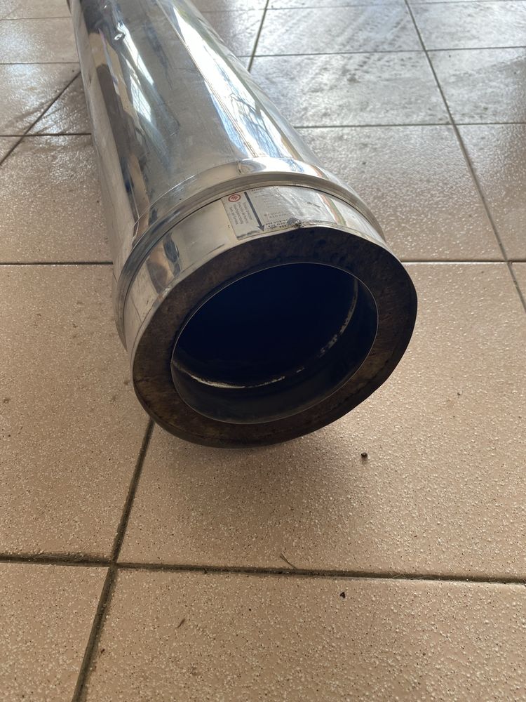Tubo e T em inox com revestimento