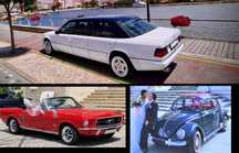 Aluguer carros todos tipos eventos Mustang, Limusine, Vw Carocha,Buggy
