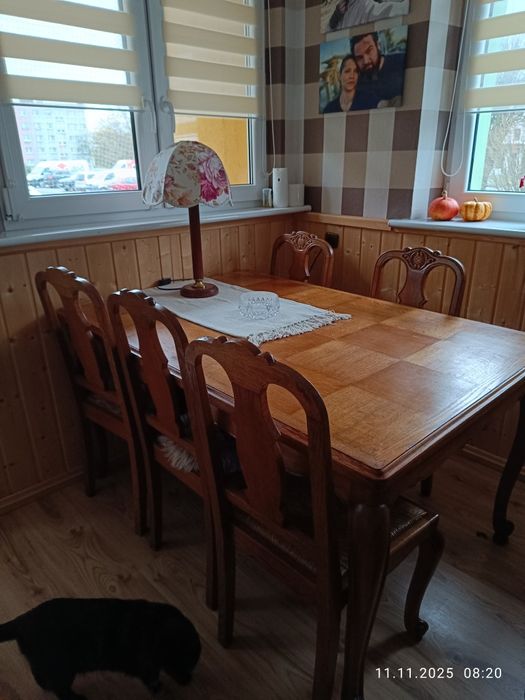 Stół Ludwikowski+6 krzesel