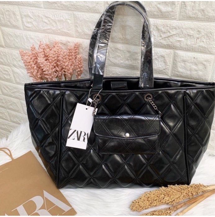 Сумка-шопер від Zara з гаманцем