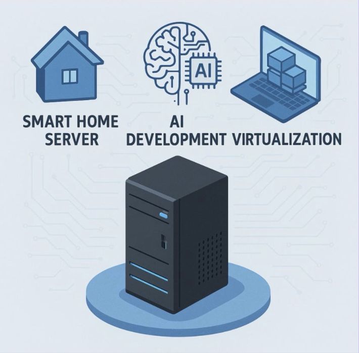 Універсальний десктопний сервер / робоча станція для дому, офісу.