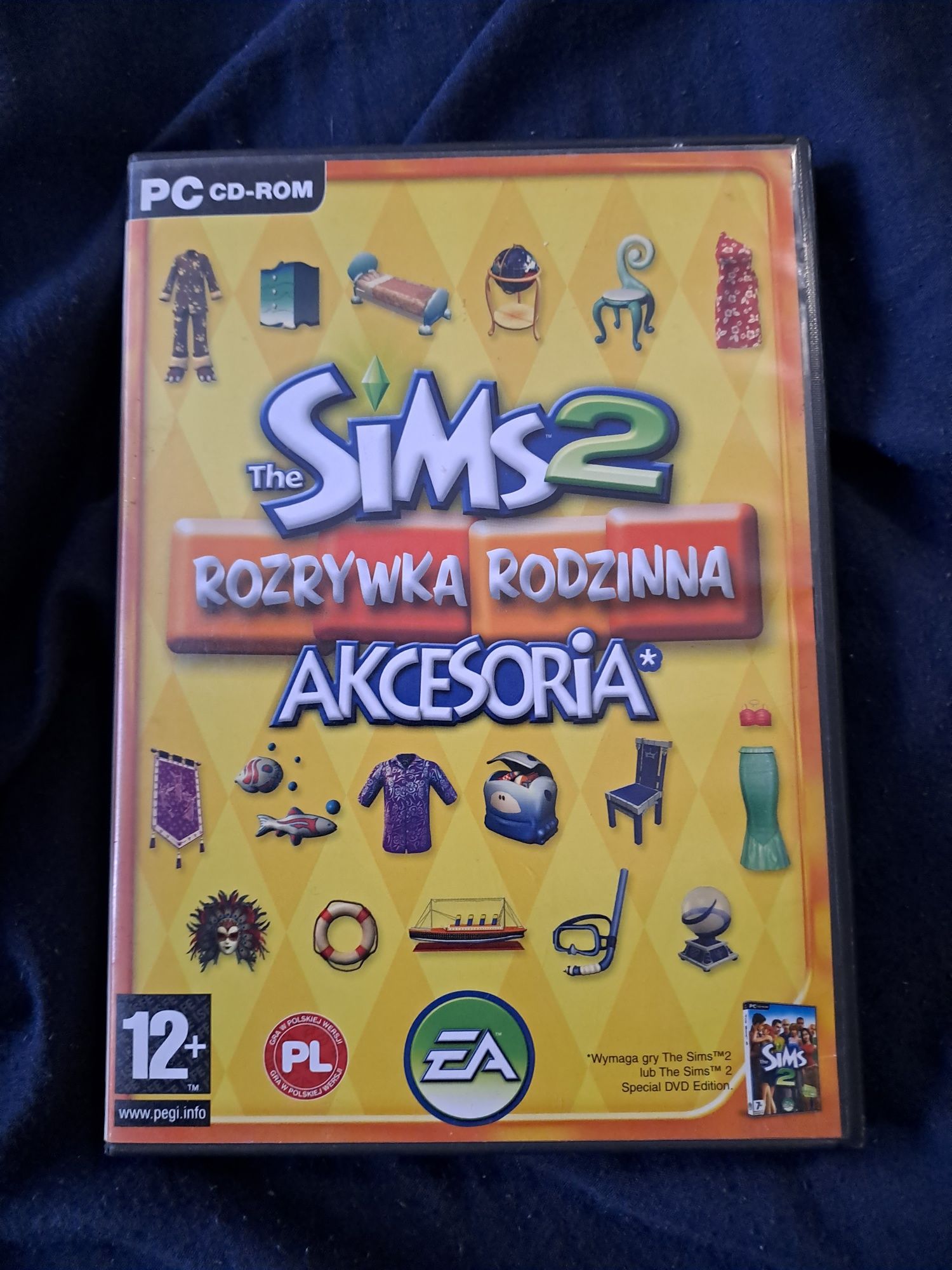 Stara gra The Sims 2 rozrywka rodzinna akcesoria dodatek do gry