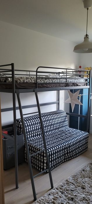 Łożko piętrowe+ sofa 2 os rozkładana-IKEA