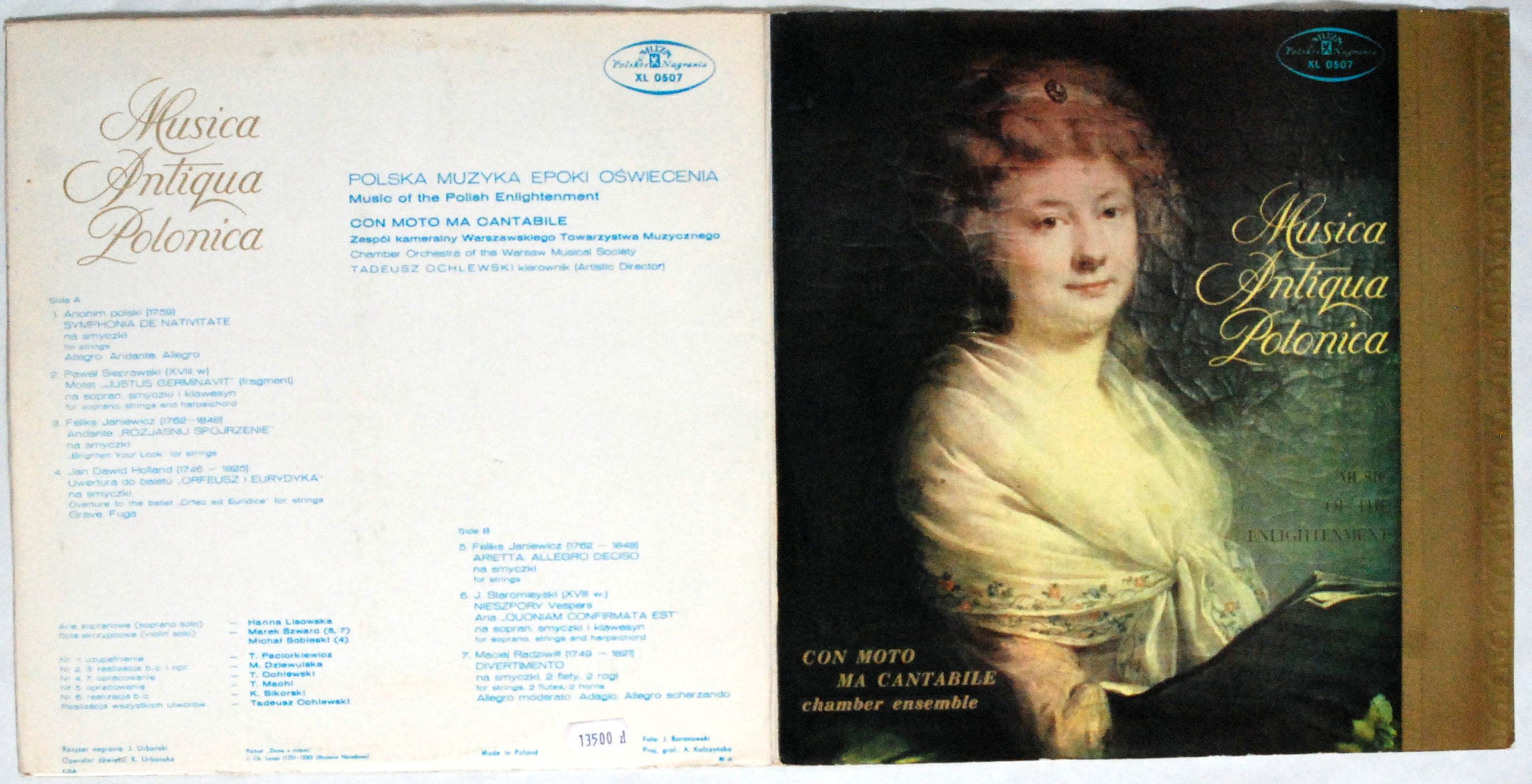 Con Moto Ma Cantabile Chamber Ensemble- Music Of The Enlightenment EX-