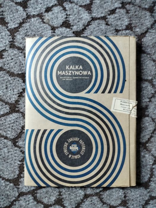 Kalka Maszynowa A3 200 Arkuszy 1978