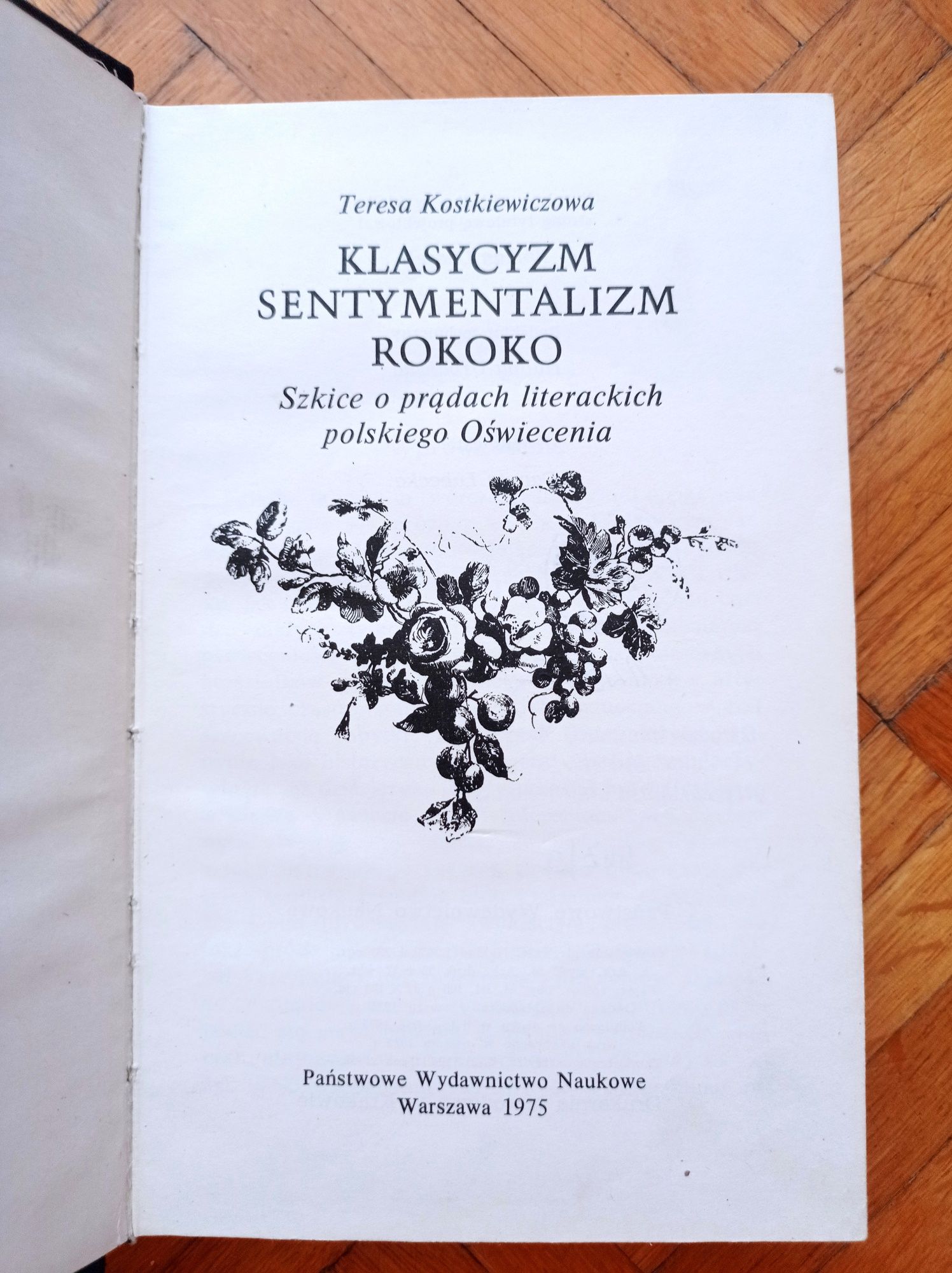 Klasycyzm sentymentalizm rokoko, Teresa Kostkiewiczowa