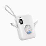 Павербанк powerbank 10000 білий з зайцем