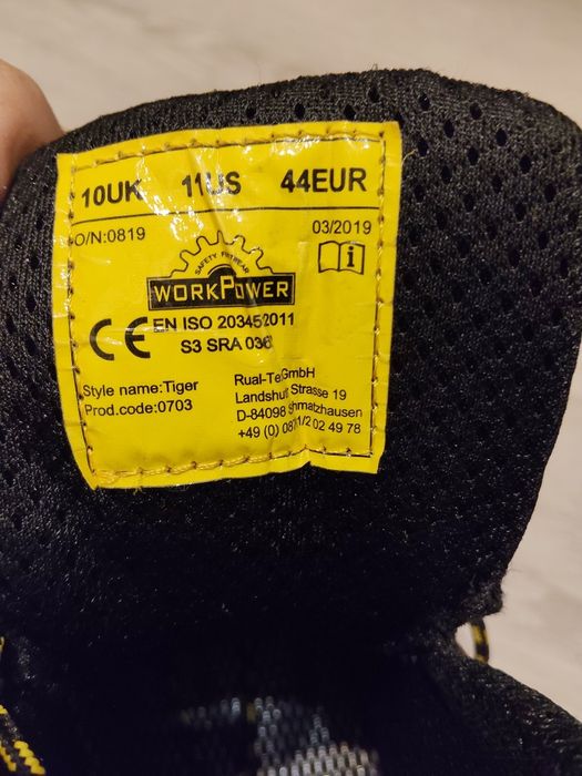 Buty robocze Work Power S3 Tiger rozm.44