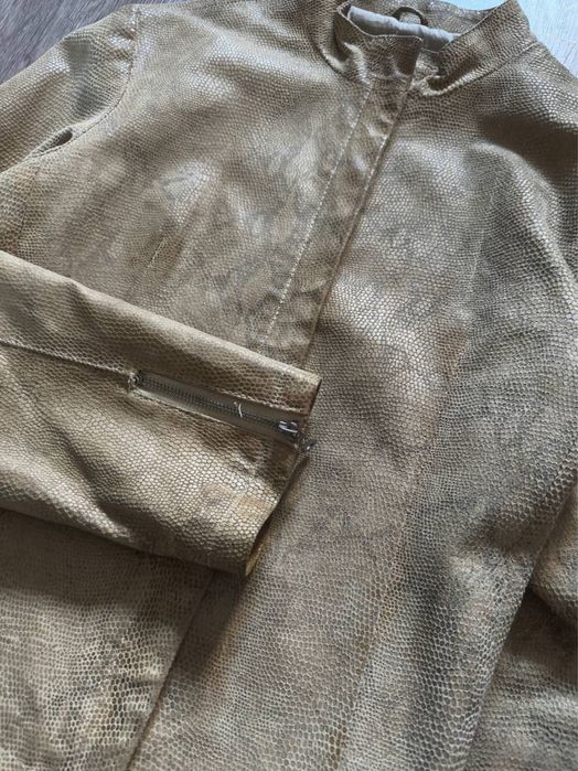 Tgk devisegff ERD Enpfants Riches Deprimes кожанка из кожи змеи патерн