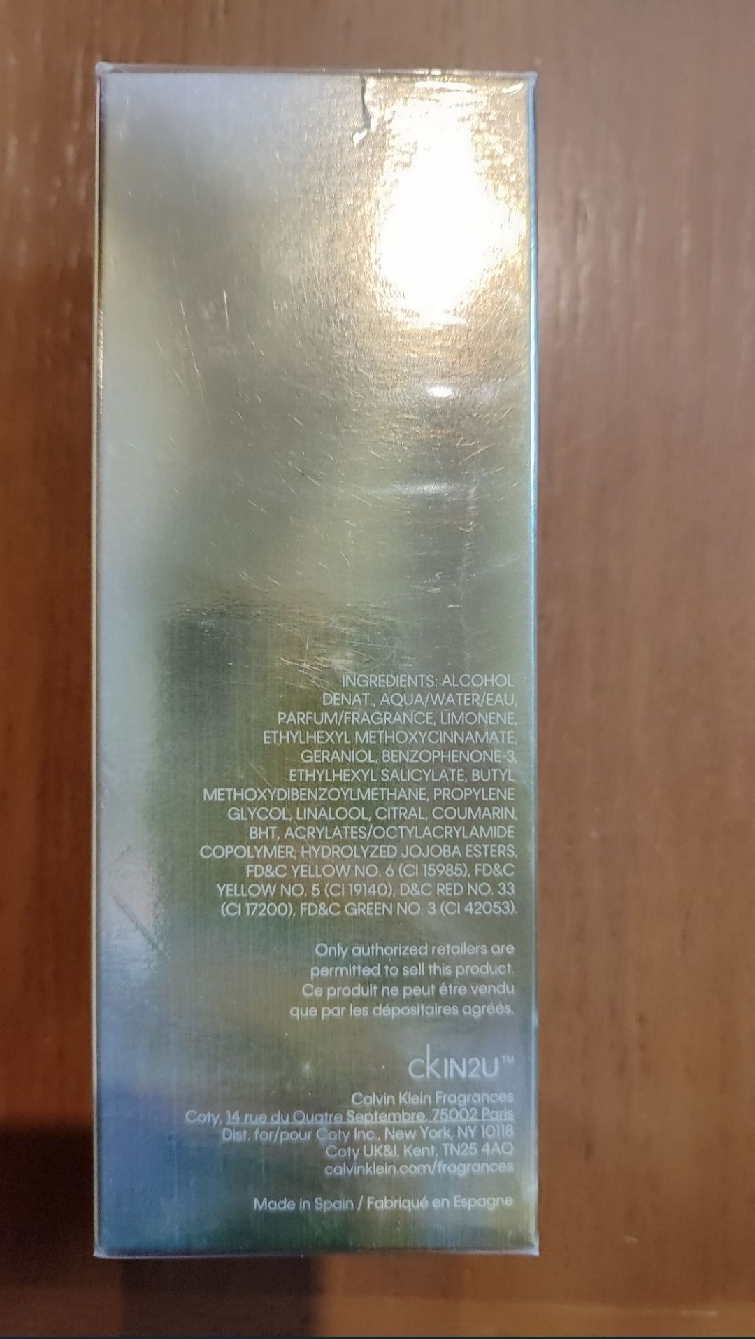 Nowe perfumy Calvin Klein IN2U 100ml