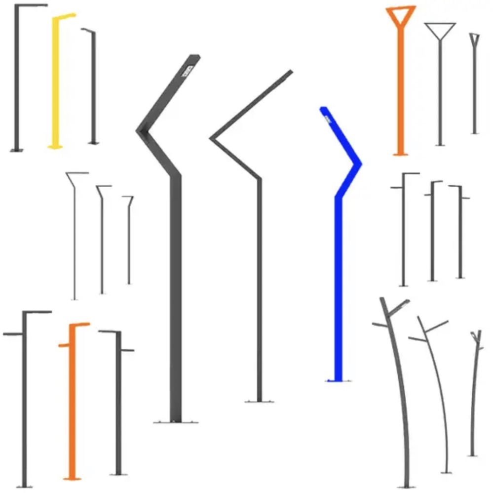 Паркові опори освітлення будь якої складності.