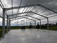 konstrukcja stalowa hali hala 12x30x5 bindry ramy