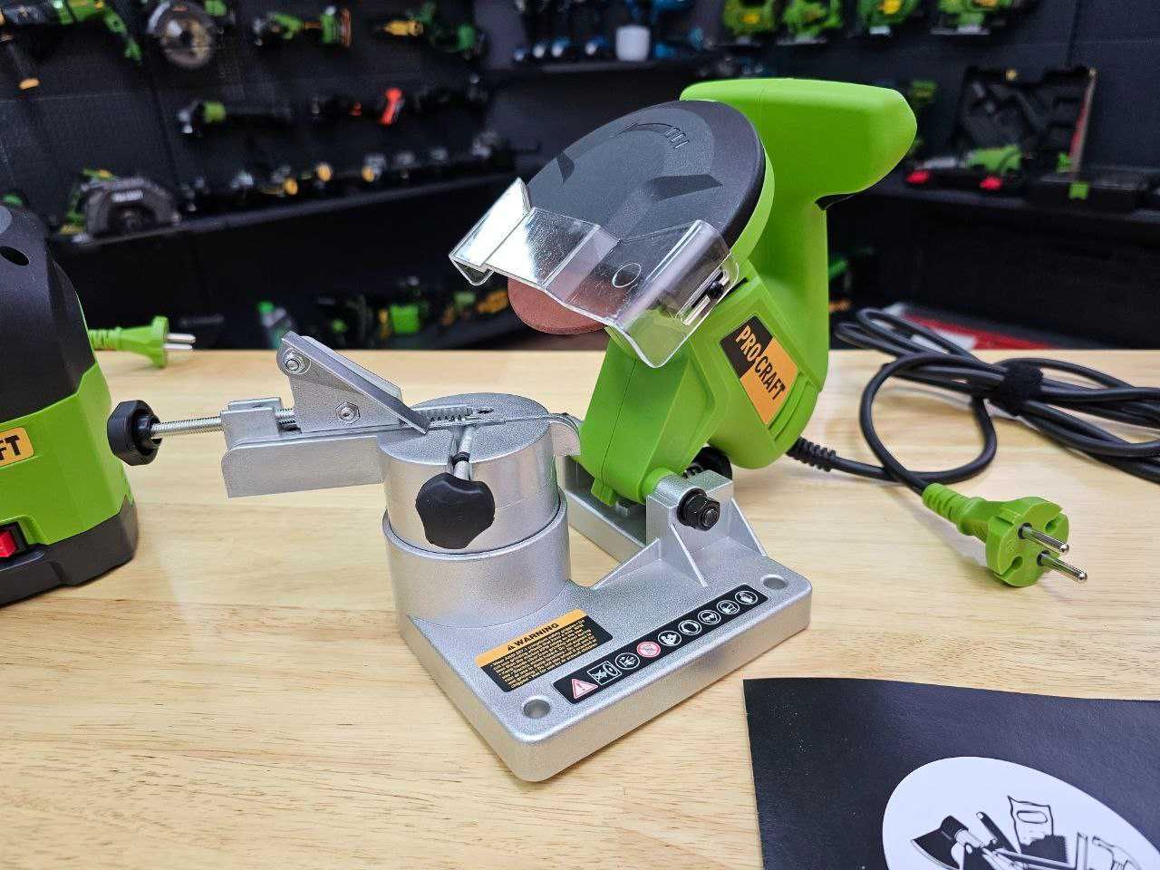 Комплект Станок для заточки сверл ProCraft  +для Заточки цепи Гарантия