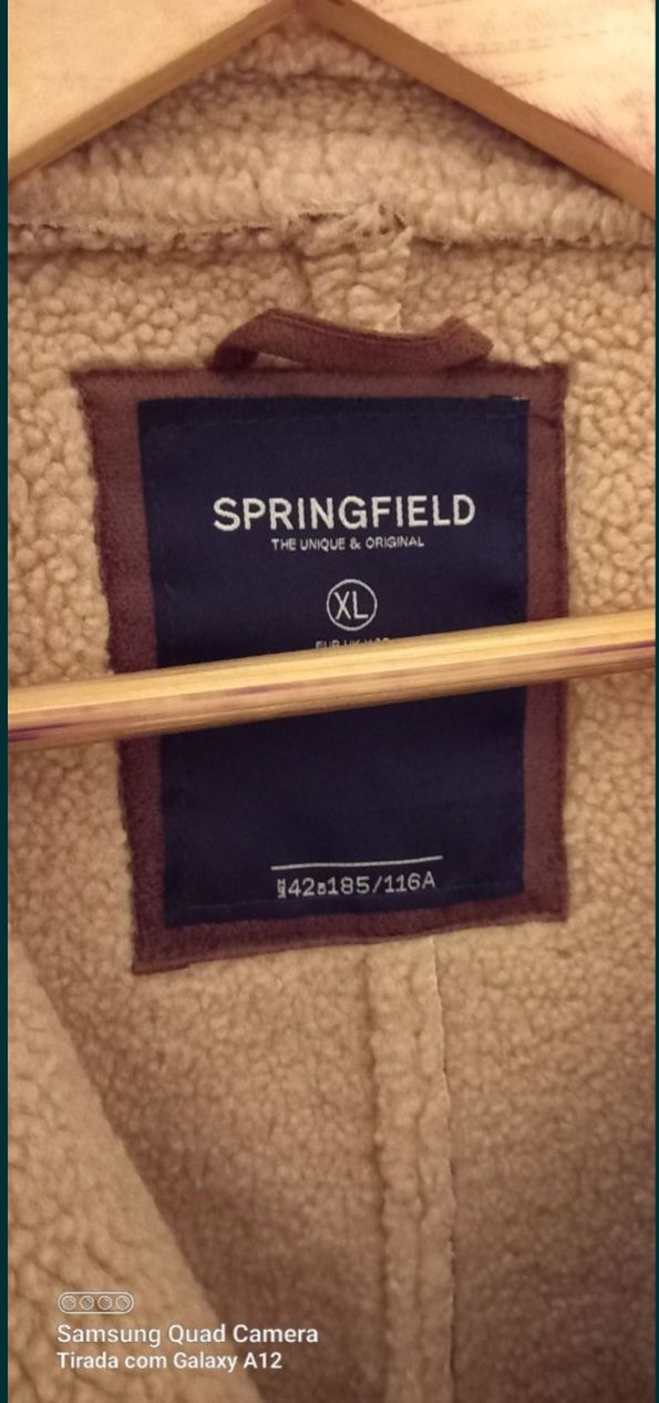 Blusão Springfield original pele e lã