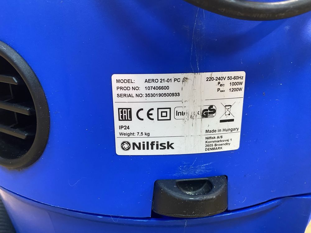 Odkurzacz Przemysłowy Nilfisk Aero 21