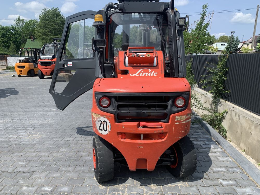 Wózek widłowy Linde H35T-02, 4.65 TRIPLEX, 2018 rok, 7270 h, pełna kab