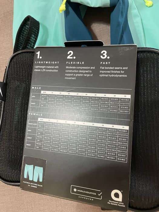 fato Fastskin LZR Pure Valor 2.0 nenhuma vez usado