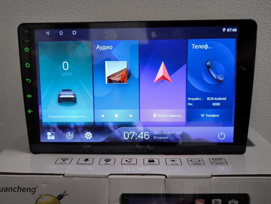 Автомагнитола 9"/10" дюймов 2/64gb с Carplay и Android Auto