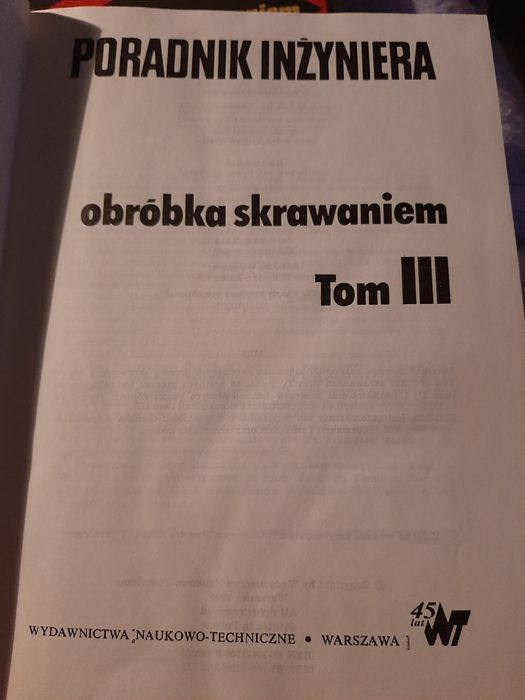 Obróbka skrawaniem .Poradnik inżyniera