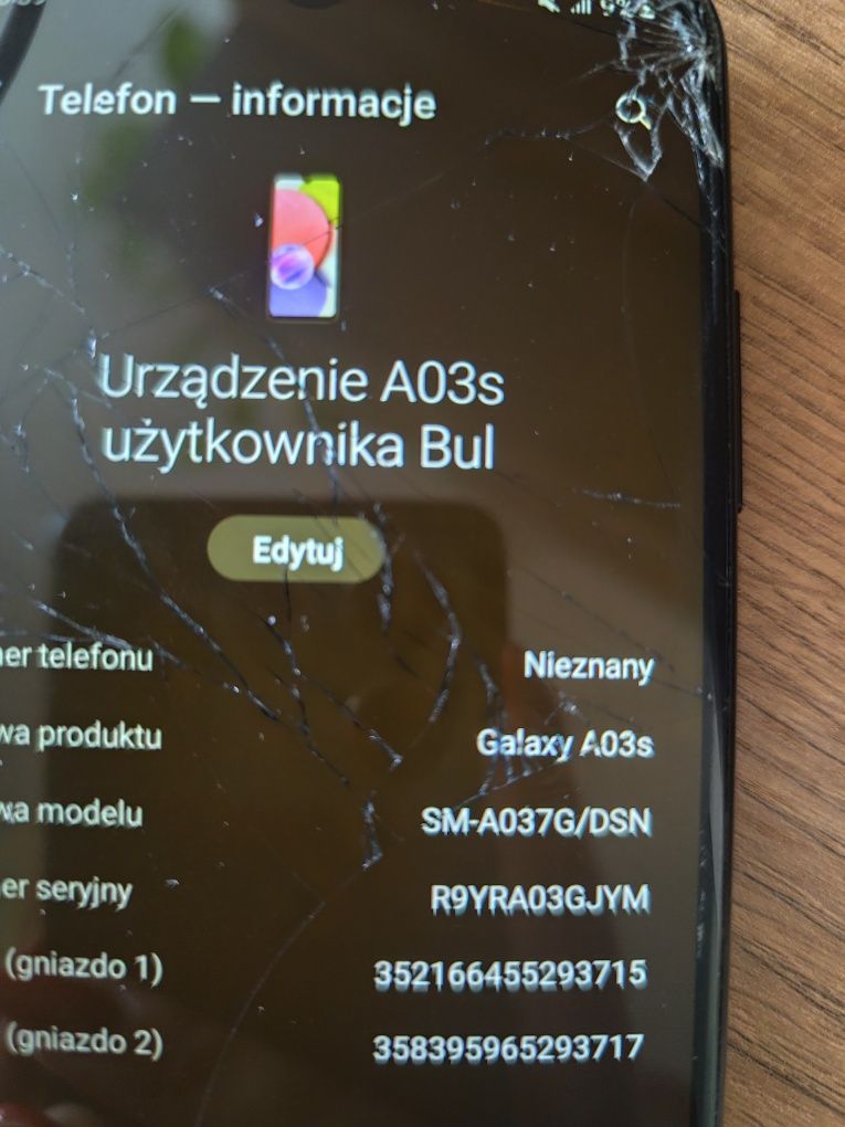 Samsung A03s smartfon