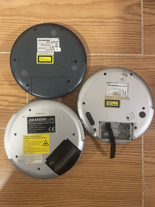 Discmans Sony, Philips, Panasonic