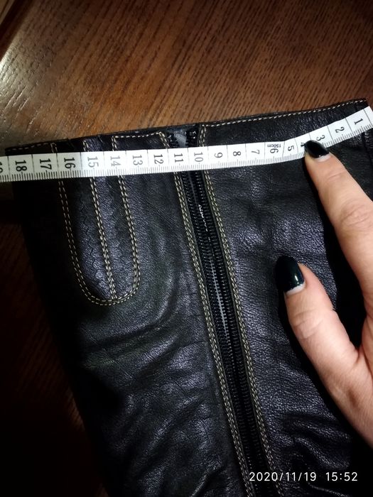 Сапоги жіночі, кожані 39 розмір