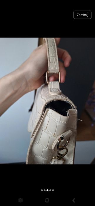 Torebka shein kremowa