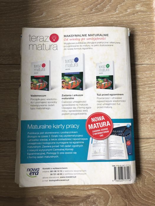 podręcznik "Biologia na czasie 3 rozszerzony Nowa Era