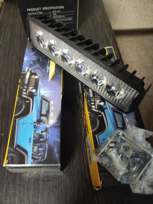 Лампа противотуман 6000К 18w 6LED